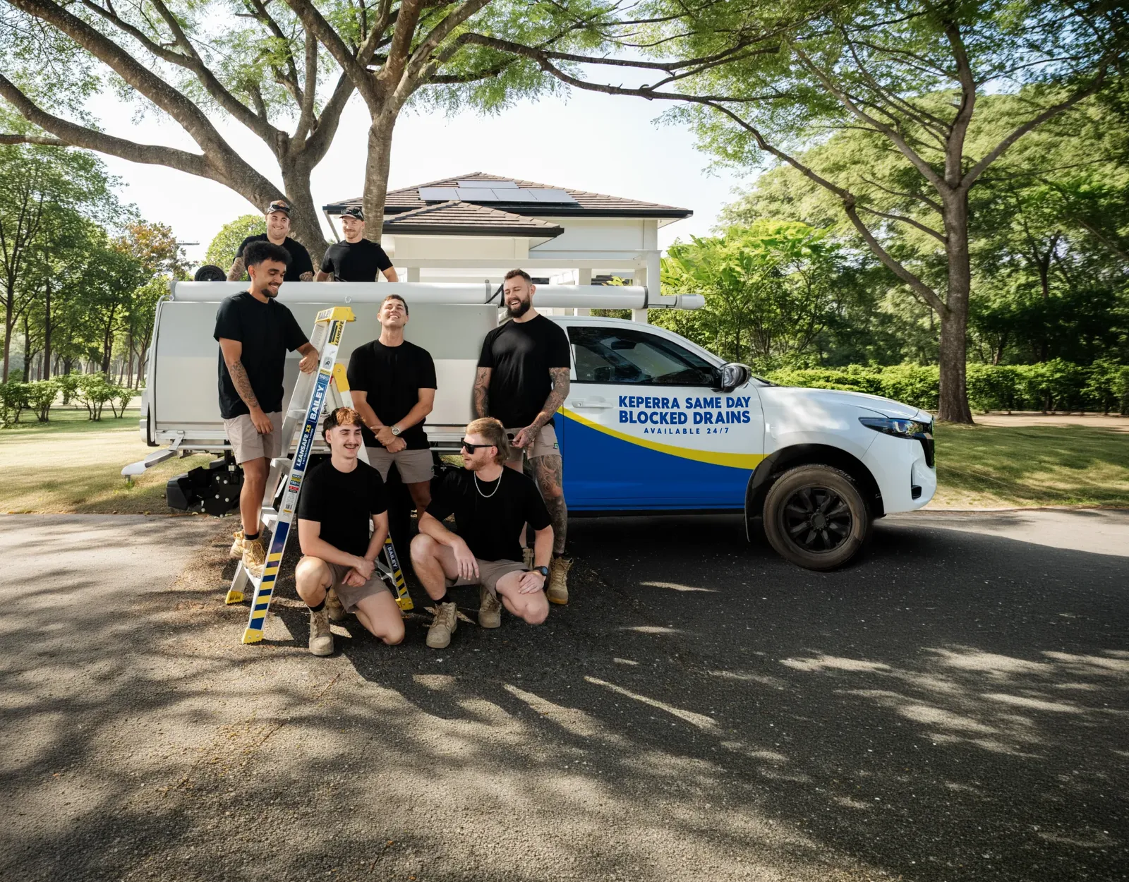Keperra Same Day Blocked Drains team and ute